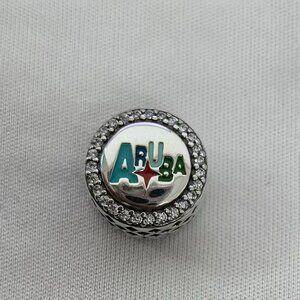 Pandora Aruba Turtle Bead Charm Pendant, S925 Silver Jewelry